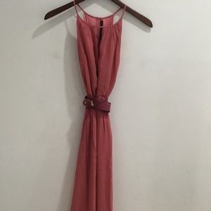 💥💥3 FOR $20💥🔥Paula Hermanny silk long sun dress /Dior belt
